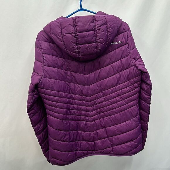 Outbound Women's Charlotte Insulated Winter Puffer Jacket Water-Resistant, Plum - Picture 4 of 4